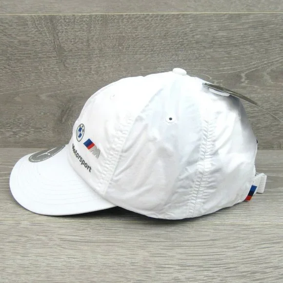 Puma BMW M Motorsport White Baseball Cap Hat Adult One Size Fit NEW - Picture 5 of 14